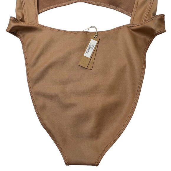 SKIMS Wet Jersey Cutout Bodysuit Sienna Womens XS - Picture 8 of 12